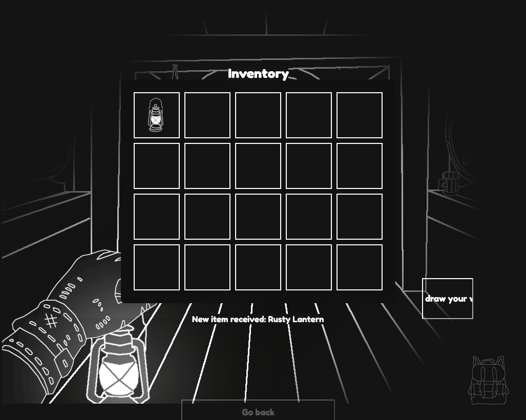 Screenshot of the work in progress inventory